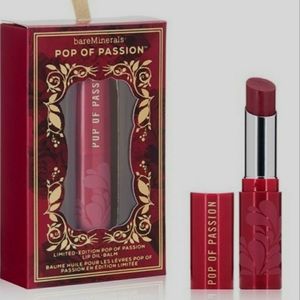 🌼CRIMSON PASSION BareMinerals DISCONT. Pop of Passion Lip Oil Balm NWT/SEALED